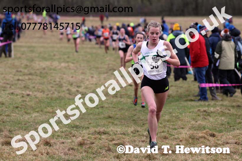 Womens under-17s 2018 Northern Cross Country Champs., Harewood House, Leeds. Photo: David T. Hewitson/Sports for All Pics